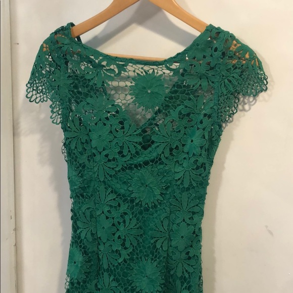 Paper Dolls midi dress, green, 2 - Picture 2 of 7